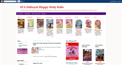 Desktop Screenshot of ifadahsyat-happyholykids.blogspot.com