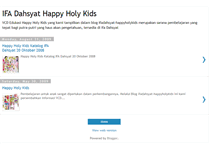 Tablet Screenshot of ifadahsyat-happyholykids.blogspot.com