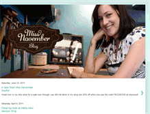 Tablet Screenshot of missnovmeberstudio.blogspot.com