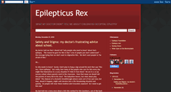 Desktop Screenshot of epilepticusrex.blogspot.com