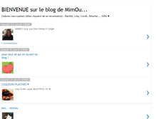 Tablet Screenshot of mimou-bambii-corail-line-peluche.blogspot.com