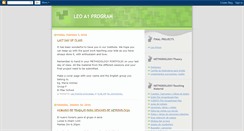 Desktop Screenshot of leo-a1-programme.blogspot.com