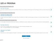 Tablet Screenshot of leo-a1-programme.blogspot.com