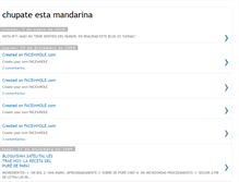 Tablet Screenshot of mandarinachupateesta.blogspot.com