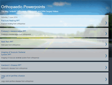 Tablet Screenshot of orthopowerpoint.blogspot.com