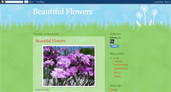 Desktop Screenshot of beautifulflowers01.blogspot.com