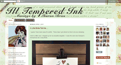 Desktop Screenshot of illtemperedink.blogspot.com