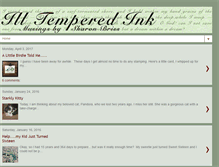 Tablet Screenshot of illtemperedink.blogspot.com