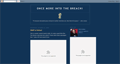 Desktop Screenshot of oncemoreintothebreach.blogspot.com