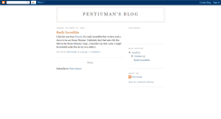 Desktop Screenshot of pentiumansblog.blogspot.com