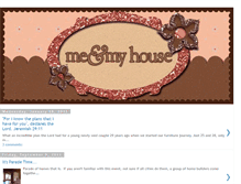 Tablet Screenshot of meandmyhousefurniture.blogspot.com