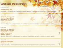 Tablet Screenshot of databases-generators.blogspot.com