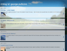 Tablet Screenshot of georgepullicino.blogspot.com