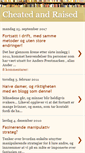 Mobile Screenshot of cheatedandraised.blogspot.com