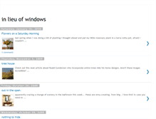 Tablet Screenshot of inlieuofwindows.blogspot.com