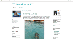 Desktop Screenshot of life-as-i-know-it-oceans5.blogspot.com