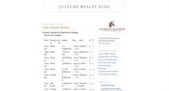 Desktop Screenshot of culturerealty.blogspot.com