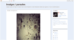 Desktop Screenshot of imatgesiparaules.blogspot.com