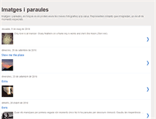 Tablet Screenshot of imatgesiparaules.blogspot.com