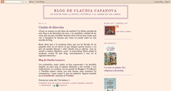 Desktop Screenshot of claudiacasanova.blogspot.com