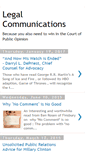 Mobile Screenshot of legalcommunications.blogspot.com