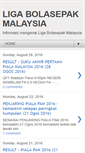 Mobile Screenshot of ligabolasepakmalaysia.blogspot.com