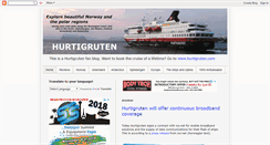 Desktop Screenshot of hrghurtigruten.blogspot.com