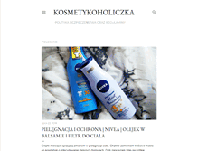 Tablet Screenshot of kosmetykoholiczka.blogspot.com