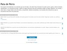 Tablet Screenshot of lapatadeperro.blogspot.com