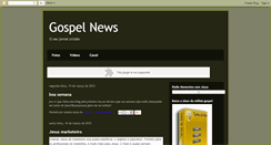 Desktop Screenshot of gospelnews-sb.blogspot.com