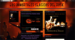 Desktop Screenshot of losinmortalesclasicosdelrock.blogspot.com