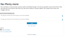 Tablet Screenshot of havplentytruestory.blogspot.com