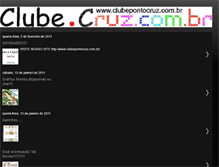 Tablet Screenshot of clubepontocruz.blogspot.com