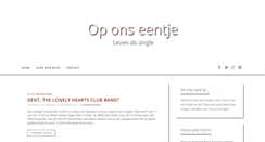 Desktop Screenshot of oponseentje.blogspot.com