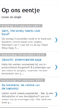 Mobile Screenshot of oponseentje.blogspot.com