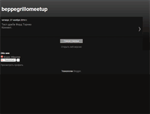 Tablet Screenshot of beppegrillomeetup.blogspot.com