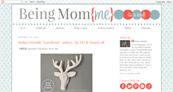 Desktop Screenshot of beingmomme.blogspot.com