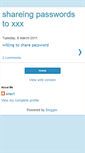Mobile Screenshot of password-share.blogspot.com