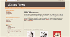 Desktop Screenshot of idancenews.blogspot.com