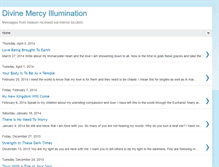 Tablet Screenshot of divinemercyillumination.blogspot.com