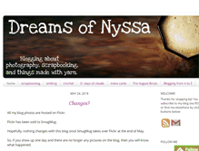 Tablet Screenshot of dreamsofnyssa.blogspot.com