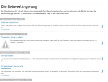 Tablet Screenshot of beinverlaengerung.blogspot.com