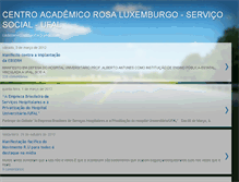 Tablet Screenshot of cadeservicosocialufal.blogspot.com