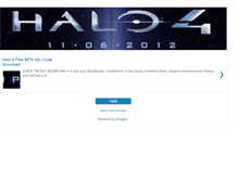 Tablet Screenshot of halo4betacode.blogspot.com