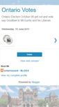 Mobile Screenshot of ontariovotes.blogspot.com
