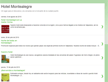 Tablet Screenshot of hotelmontealegre.blogspot.com