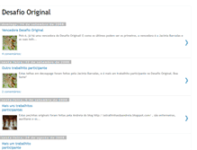 Tablet Screenshot of desafioriginal.blogspot.com