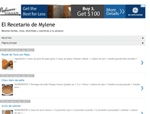 Tablet Screenshot of mwrecetario.blogspot.com