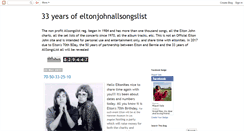 Desktop Screenshot of eltonjohnallsongslist.blogspot.com