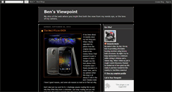 Desktop Screenshot of bensviewpoint.blogspot.com